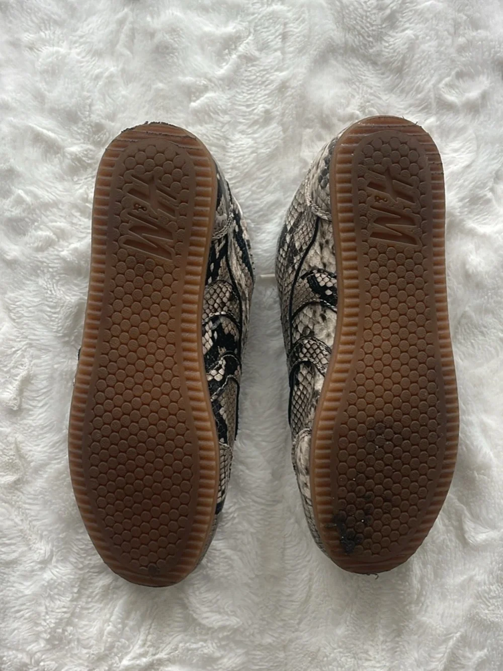 H&M snakeskin sneakers